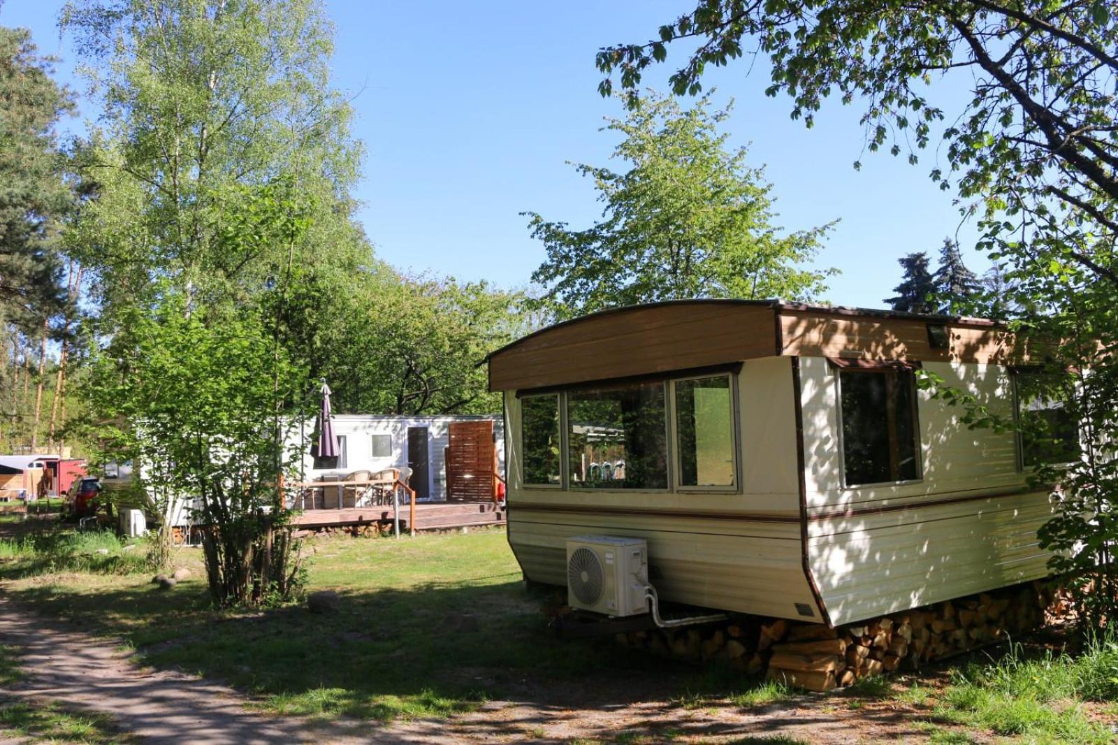 Tinyhaus Idyllisch Am Waldesrand Hotell Cottbus Eksteriør bilde